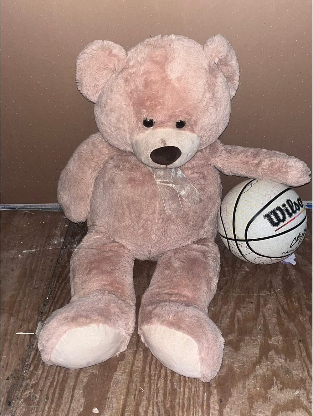 Large Soft Plush Teddy Bear with Bow